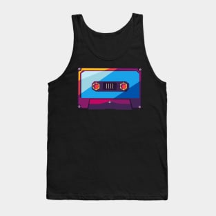 music player retro pop art Tank Top